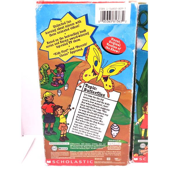The Magic School Bus Butterflies And Goes To Seed: Two VHS From 1998 and 1999) - Picture 5 of 10